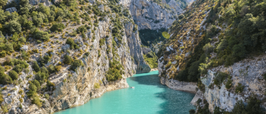 Photo vue du lac d'esparron